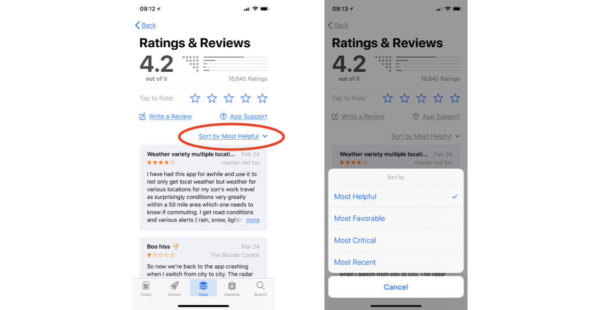 ios app store review